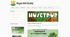 Desktop Screenshot of bergenirish.com